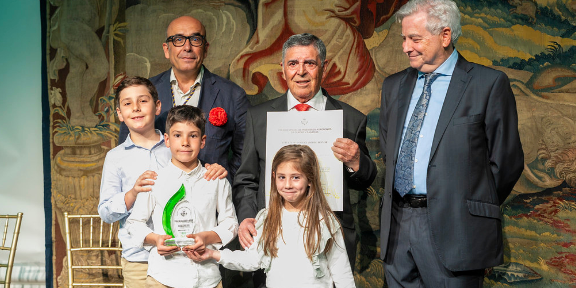 Jesús Ciria, Colegiado de Honor del Colegio de Ingenieros Agrónomos