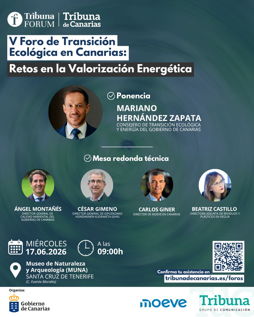 V Foro de Transición Ecológica en Canarias: Retos en la Valorización Energética