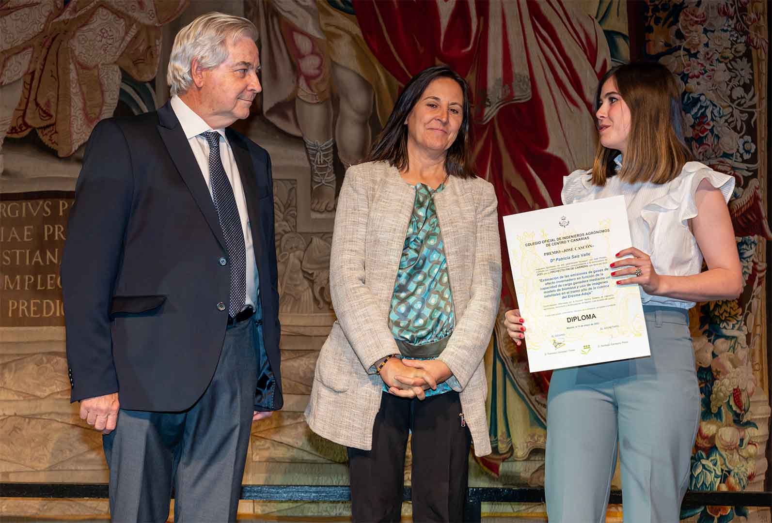 Patricia Saiz, Premio José Cascón del Colegio de Agrónomo