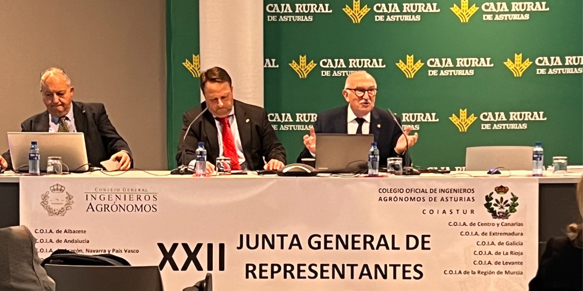Una representación del Colegio asiste a la XXII Junta General de Representantes del Consejo General