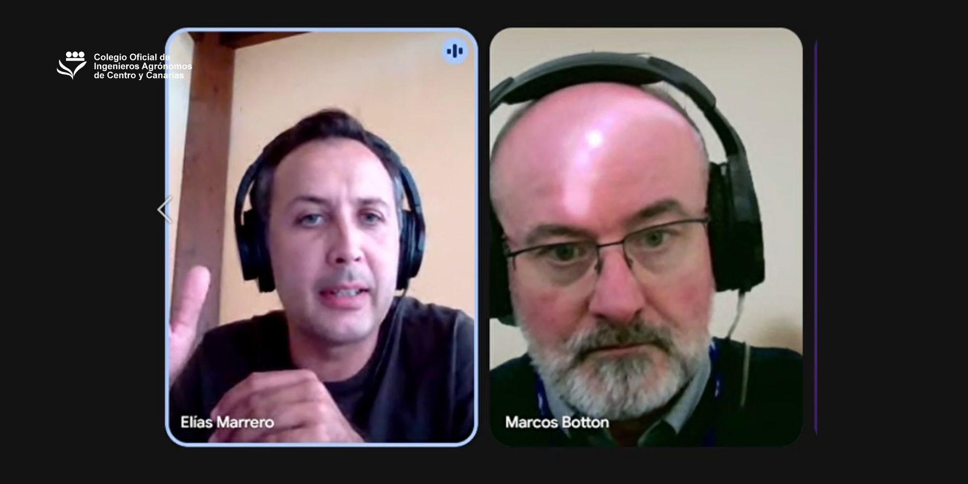 El experto Marcos Botton conversa con nuestro delegado Elías Marrero sobre la filoxera en Canarias