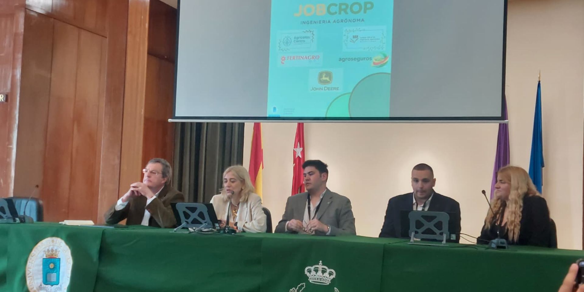 Participamos en el I Foro de Empleo JOBCROP de la ETSIAAB de Madrid