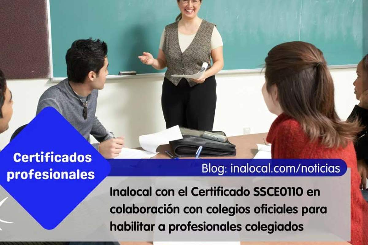 Certificado de Profesionalidad SSCE0110: Docencia en grados A, B y C del Sistema de Formación Profesional para ingenieros agrónomos