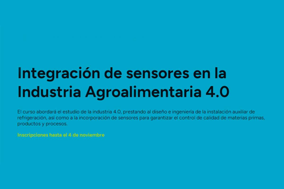 Curso gratuito: Integración de sensores en la Industria Agroalimentaria 4.0