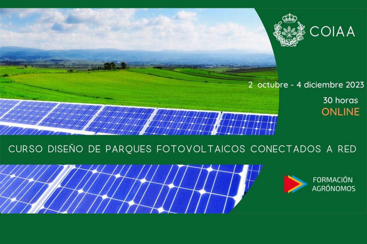 Curso online: Diseño de parques fotovoltaicos conectados a red