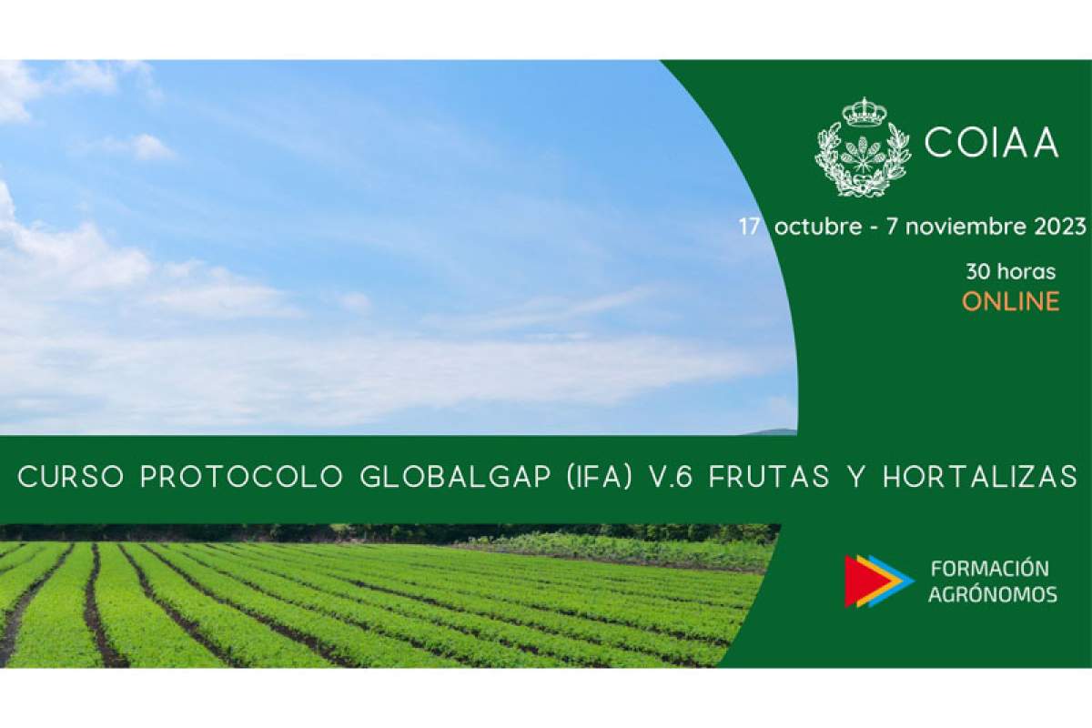 Curso Protocolo GlobalGAP Frutas y hortalizas