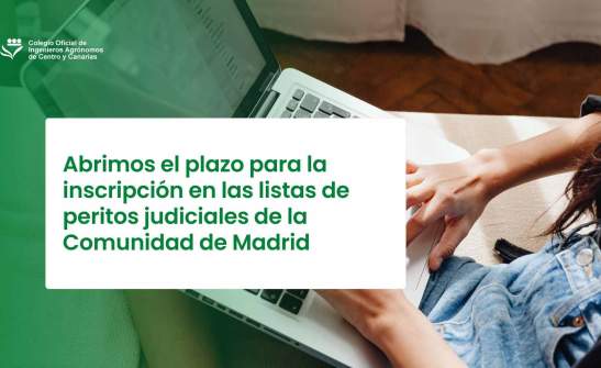 Abrimos el plazo para la inscripción en las listas de peritos judiciales de la Comunidad de Madrid