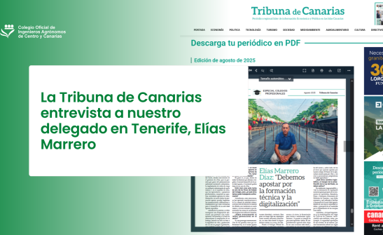 La Tribuna de Canarias entrevista a nuestro delegado en Tenerife, Elías Marrero