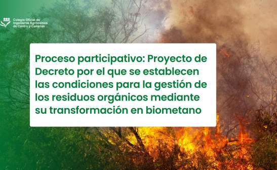 Proceso Participativo: Proyecto de Decreto por el que se establecen las condiciones para la gestión de los residuos orgánicos mediante su transformación en biometano