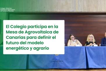 El Colegio participa en la Mesa de Agrovoltaica de Canarias para definir el futuro del modelo energético y agrario