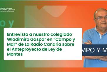 El programa “Campo y Mar” entrevista a Wladimiro Gaspar sobre las alegaciones del Colegio al Anteproyecto de Ley de Montes