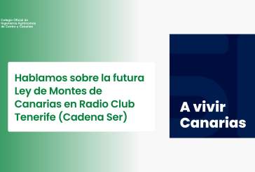 Hablamos sobre la futura Ley de Montes de Canarias en Radio Club Tenerife (Cadena Ser)