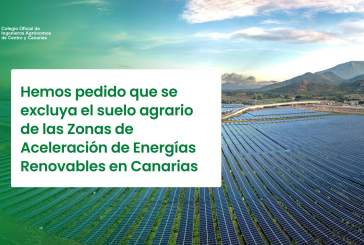 Hemos pedido que se excluya el suelo agrario de las Zonas de Aceleración de Energías Renovables en Canarias