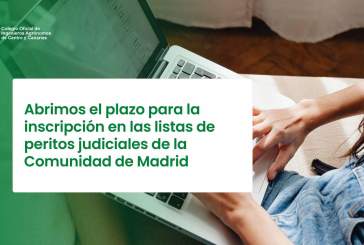 Abrimos el plazo para la inscripción en las listas de peritos judiciales de la Comunidad de Madrid