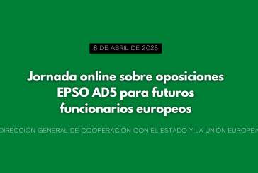 Jornada online sobre oposiciones EPSO AD5 para futuros funcionarios europeos