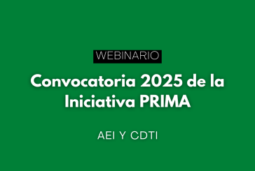 Webinario sobre la convocatoria PRIMA 2025 y consulta estratégica PRIMA 2