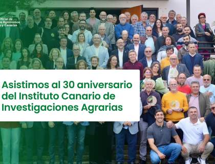 Asistimos al 30 aniversario del Instituto Canario de Investigaciones agrarias de Canarias