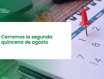 Horario del Colegio en agosto