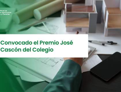 Convocado el Premio José Cascón del Colegio