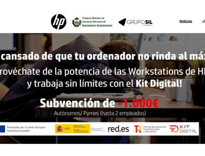 Kit digital: El Consejo General firma un acuerdo con HP y el Grupo SIL