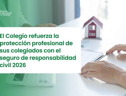 El Colegio refuerza la protección profesional de sus colegiados con el seguro de responsabilidad civil 2026