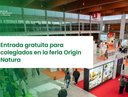 Entrada gratuita para colegiados en la feria Origin Natura