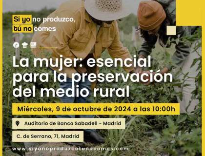 La mujer: esencial para la preservación del medio rural