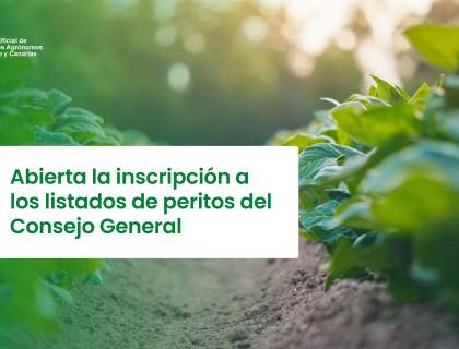 Abierta la inscripción a los listados de peritos del Consejo General