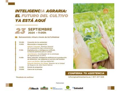 Jornada "Inteligencia agraria: El futuro del cultivo ya está aquí"