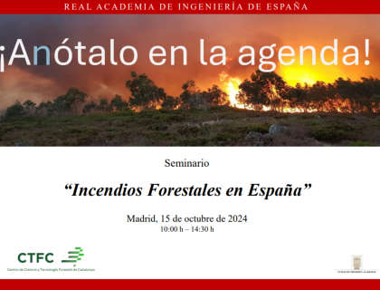 Seminario “Incendios forestales en España”