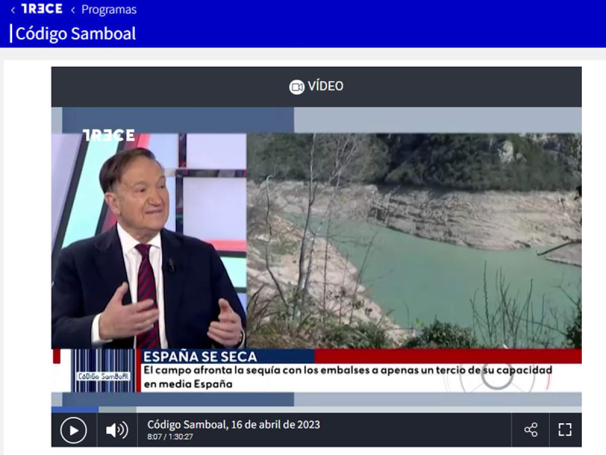 El agrónomo Julián Martínez Beltrán habla sobre sequía en Código Samboal de Treve TV