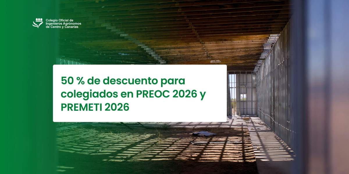 50 % de descuento para colegiados en PREOC 2026 y PREMETI 2026