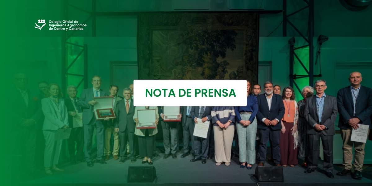 Cooperativas Agro-alimentarias, AIG Ingeniería Agroalimentaria y eComercio Agrario reciben las máximas distinciones del Colegio de Ingenieros Agrónomos