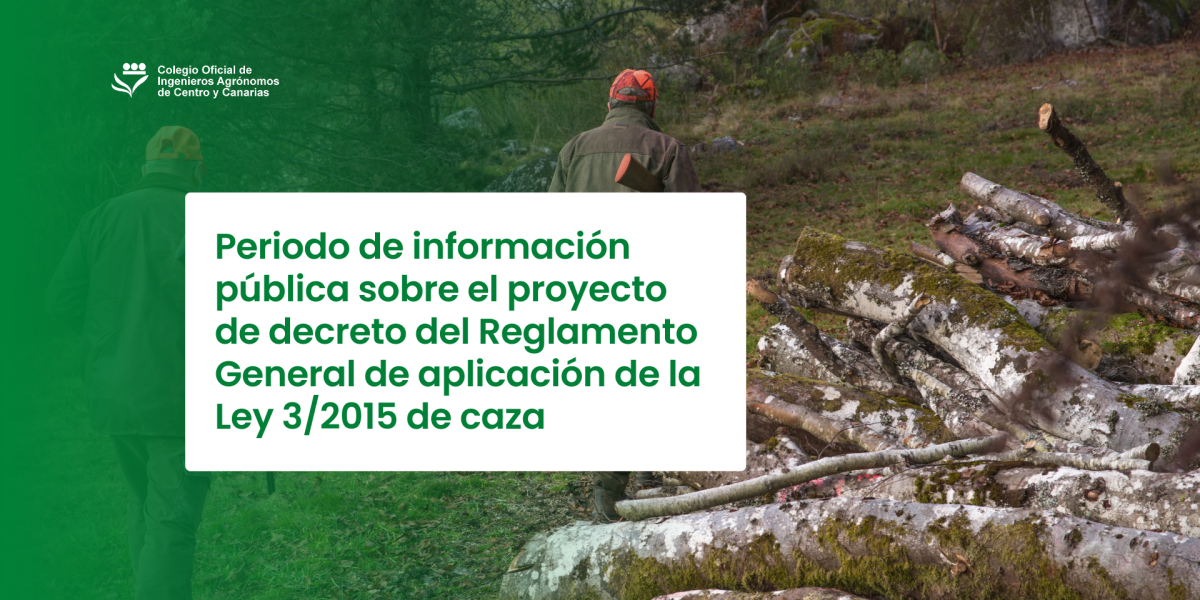 Periodo de información pública sobre el proyecto de decreto del Reglamento General de aplicación de la Ley 3/2015 de caza.