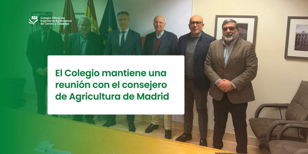 El Colegio mantiene una reunión con el consejero de Agricultura de Madrid