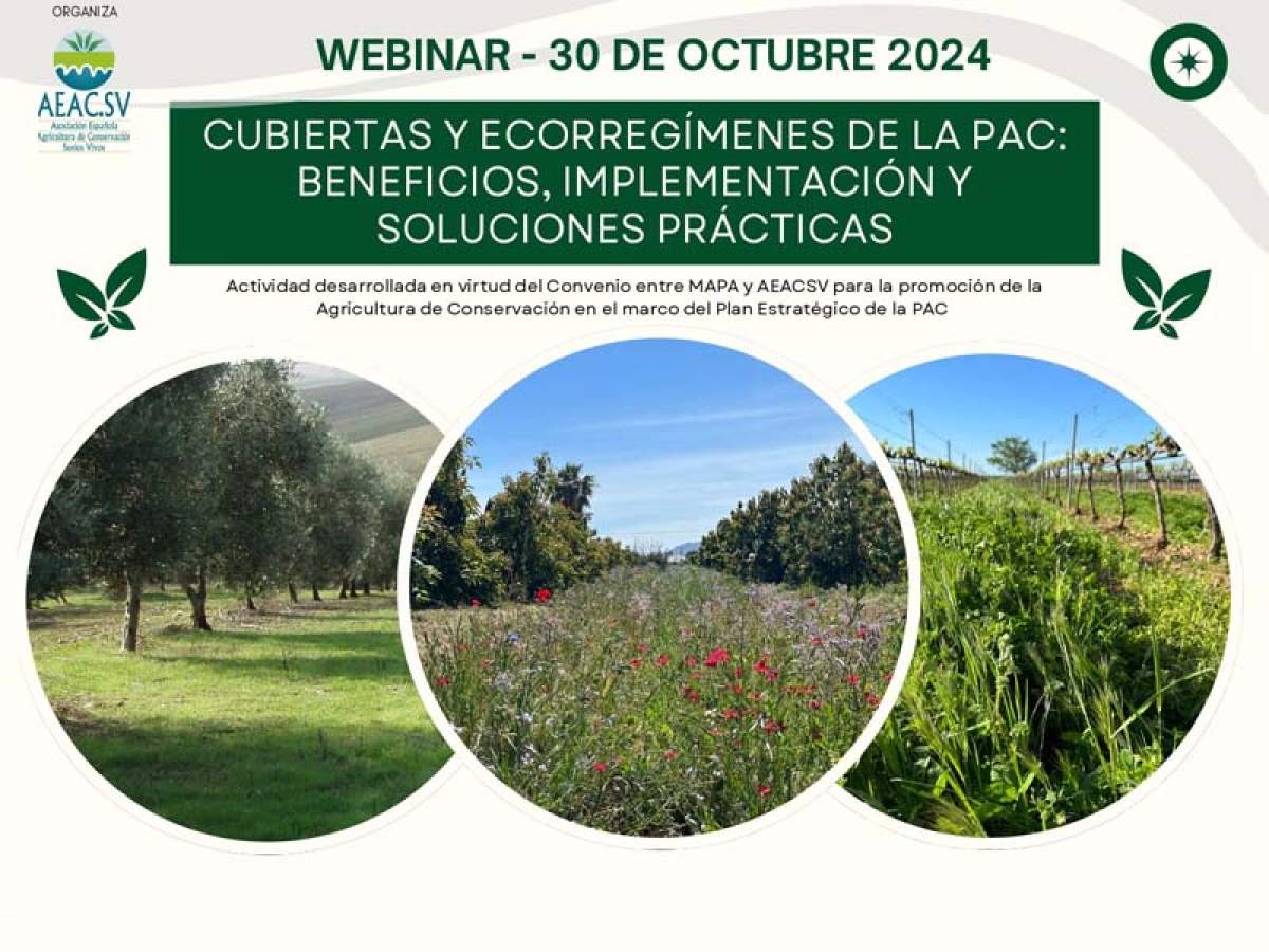 Webinar: Cubiertas y ecorregímenes de la PAC