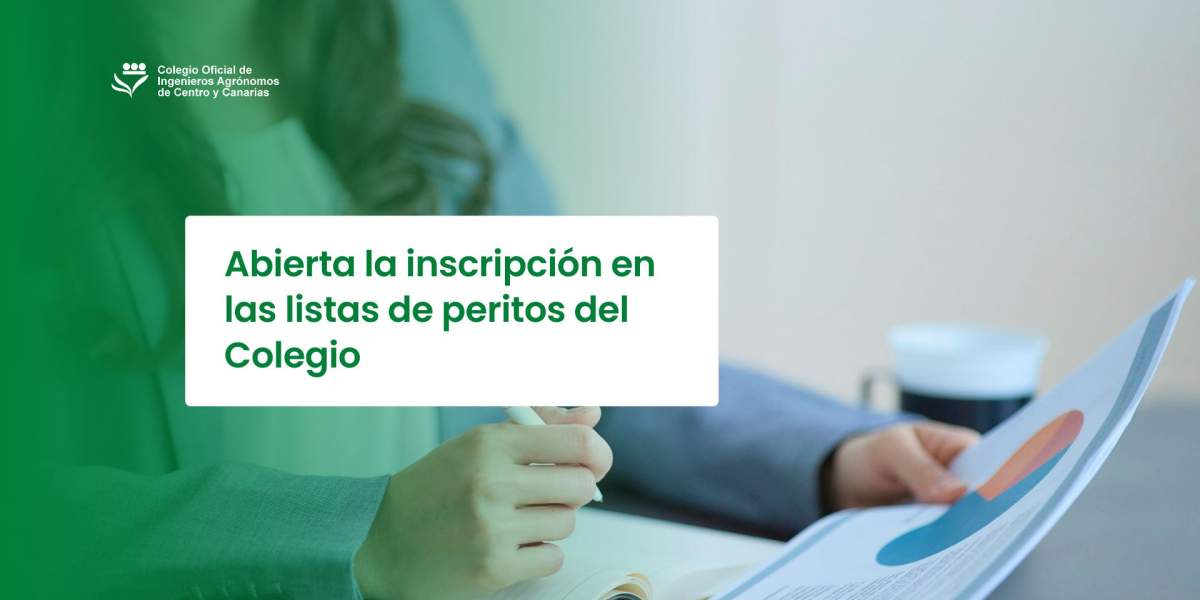 Abierta la inscripción en las listas de peritos del Colegio (2026)