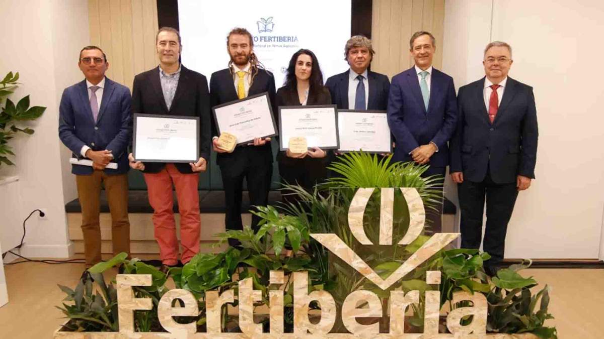 Fertiberia entrega sus premios a la Mejor Tesis Doctoral en Temas Agrícolas, que convoca con la colaboración del Colegio de Agrónomos