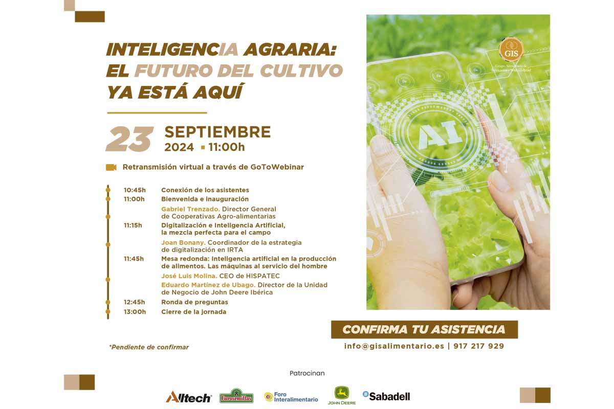 Jornada "Inteligencia agraria: El futuro del cultivo ya está aquí"