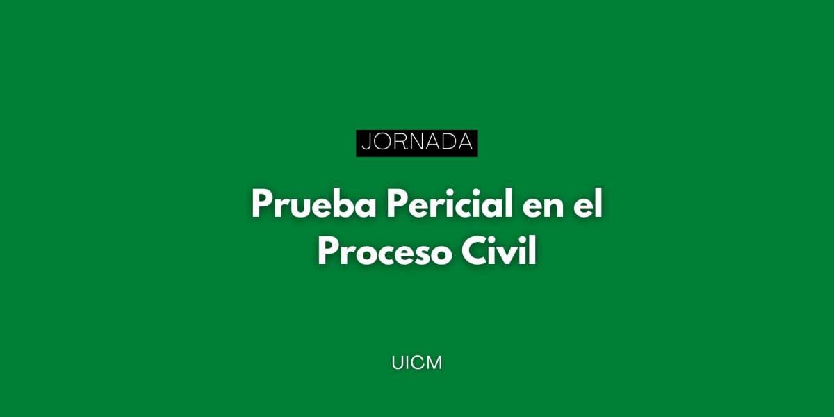 Jornadas online sobre la práctica de la prueba pericial en el proceso civil