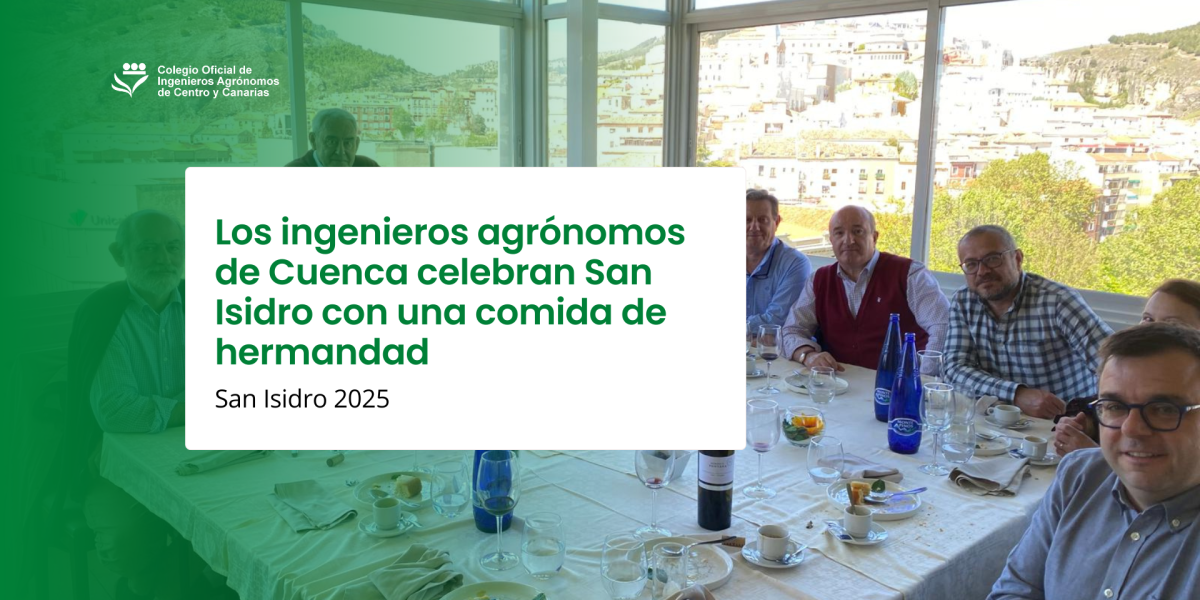 Los ingenieros agrónomos de Cuenca celebran San Isidro con una comida de hermandad