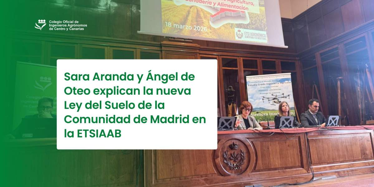 Sara Aranda y Ángel de Oteo explican la nueva Ley del Suelo de la Comunidad de Madrid en la ETSIAAB