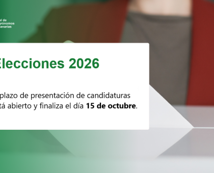 Colegio de Ingenieros Agrónomos. Convocatoria de elecciones 2026