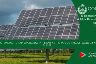 Curso online ETAP aplicado a plantas fotovoltaicas conectadas a red