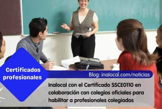 Certificado de Profesionalidad SSCE0110: Docencia en grados A, B y C del Sistema de Formación Profesional para ingenieros agrónomos